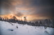 Złota Górka,Beskid mały,wschód słońca